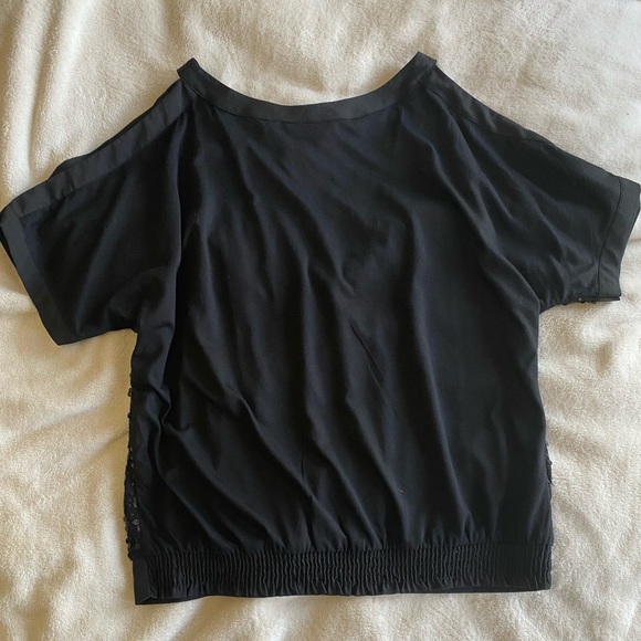 NewYork & Company black sequin, opened shoulders! - Picture 4 of 9